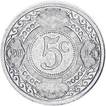 Netherlands Antilles 5 cents 2014 AU-UNC