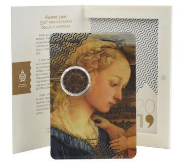 Coin San Marino 2 euros 2019 Bimetal UNC 550th anniversary of the death of Filippo Lippi М24378 photo