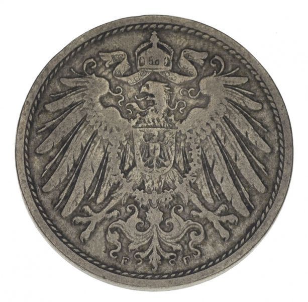 Germany 10 pfennigs 1900 F-VF Out of circulation