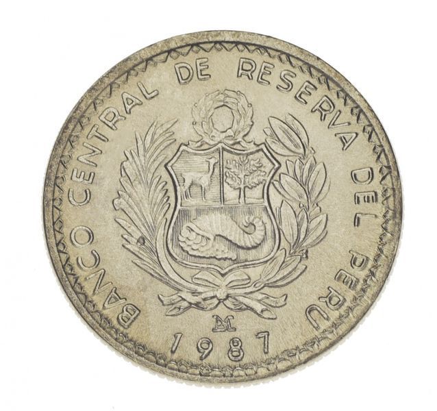 Peru 5 inti 1986 VF-AU