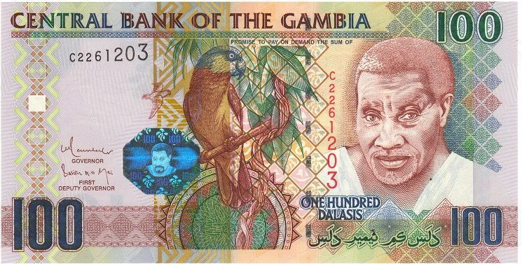Гамбия набор из 5 банкнот UNC Б03451 фото