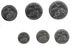 Eritrea set of 6 coins 1997 UNC Animals 1, 5, 10, 25, 50, 100 cents