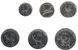 Eritrea set of 6 coins 1997 UNC Animals 1, 5, 10, 25, 50, 100 cents