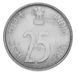 India 25 pice 1999 AU-UNC Rhino