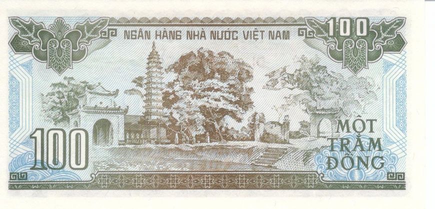 Vietnam 100 dong 1991 UNC (P105)