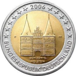 Німеччина 2 євро 2006 «Шлезвіг-Гольштейн» UNC (KM#253) М00064 фото