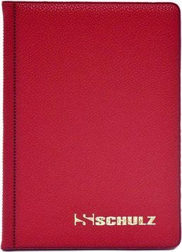 Альбом для 108 монет.&nbsp;Midi Manufaktura.&nbsp;Kolekcioner.&nbsp;Schulz.&nbsp;червоний А09957 фото