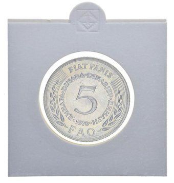 Югославія 5 динар 1970 F-VF FAO ФАО М11501 фото