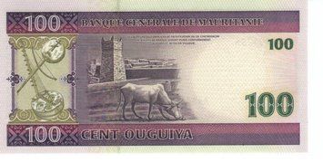 Мавритания 100 угий 2004 UNC (P10) Б07711 фото