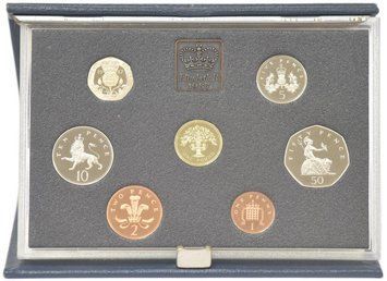 Великобританія набір з 8 монет 1987 Proof М02833 фото