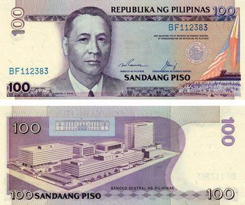 Banknote Philippines 100 pesos 1987-1994 UNC (P172)