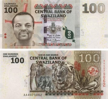 Swaziland 100 Lilangeni 2010 UNC (P39)