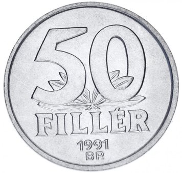 Hungary 50 fillers 1991 AU-UNC