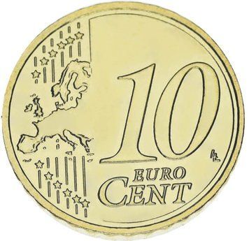Монета Німеччина 10 євроцентів 2023 UNC D М18346 фото