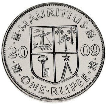 Mauritius 1 rupee 2000-2010 AU-UNC