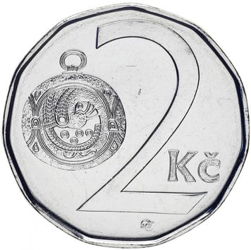 Чехія 2 крони 2013 UNC М10565 фото