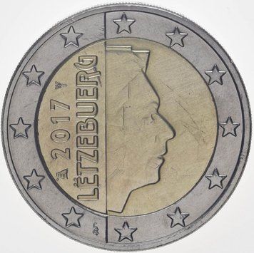 Luxembourg 2 euro 2017 "Regular issue" UNC