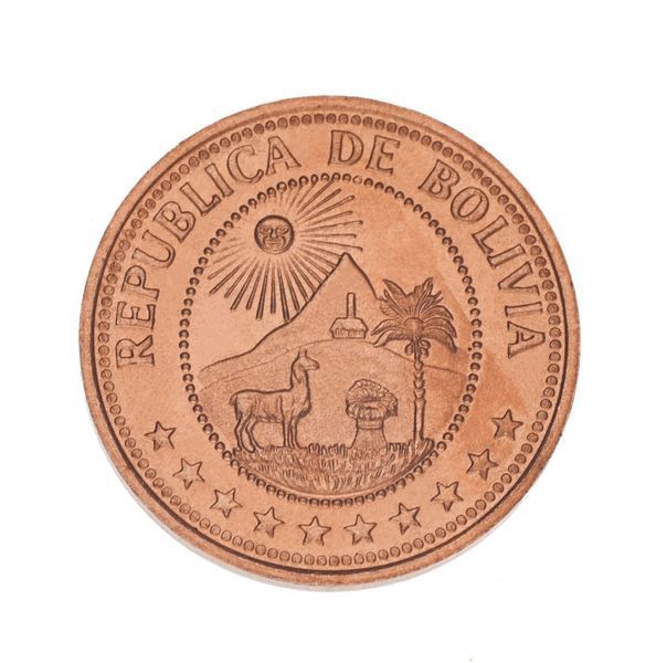Bolivia 10 centavos 1973 AU-UNC