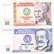 Peru set of 4 banknotes 1986-1988 UNC