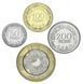 Coins set Colombia set of 4 coins 2022&ndash;2023 UNC Animals 50, 100, 200, 1000 pesos