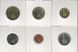 Kenya set of 6 coins 1995-2010 UNC 10, 50 cents, 1, 5, 10, 20 shillings