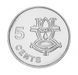 Монета Соломонові острови 5 центів 2005 UNC