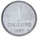 Монета Бразилія 1 крузейро 1985 UNC М17217 фото 1