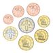 Cyprus set of 8 euro coins 2016 UNC 1, 2, 5, 10, 20, 50 euro cent, 1, 2 euro