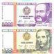 Peru set of 4 banknotes 1986-1988 UNC