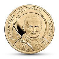 Poland 2 zloty 2014 UNC Canonization of John Paul II (Y # 919)