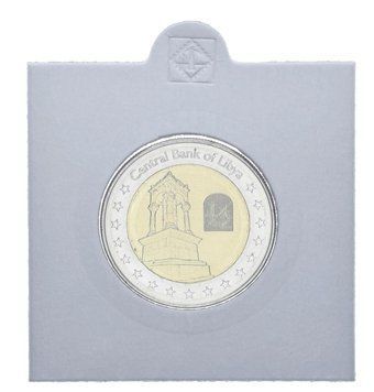 Лівія 1/2 динара 2014 Біметал UNC М11803 фото