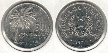 Guinea-Bissau 50 centavos 1977 VF (KM # 17)