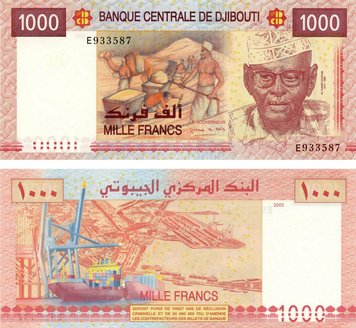 Djibouti 1000 Francs 2005 UNC (P42)