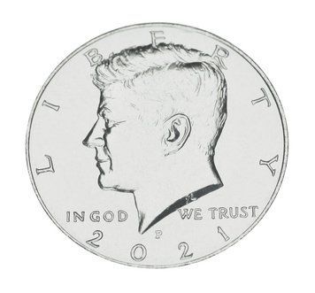 Монета США 50 центів 2021 UNC P Джон Кеннеді М16601 фото