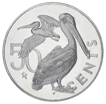 British Virgin Islands 50 cents 1977 UNC Birds