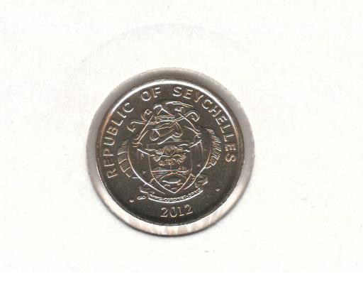 Seychelles 5 cents 2012 UNC