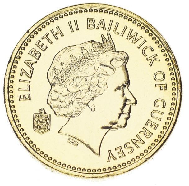 Гернси 1 фунт 2003 UNC М14412 фото