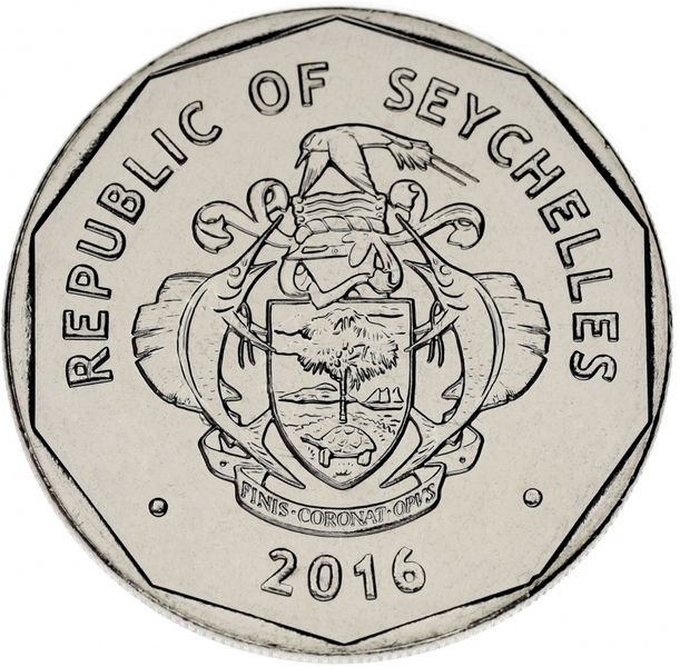 Seychelles 5 rupees 2016 UNC