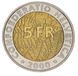 Coin Switzerland 5 francs 2000 Bimetal AU-UNC 150 years of the Swiss national coinage Bees Honey