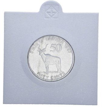 Eritrea 50 cents 1997 AU-UNC Antelope