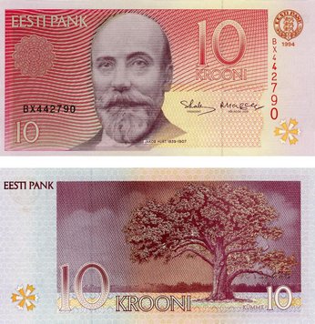 Estonia 10 CZK 1994 UNC (P72)