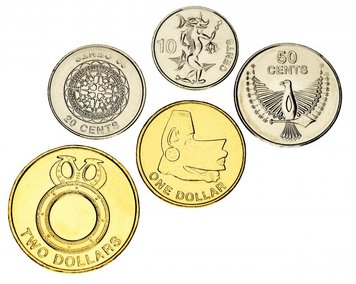 Solomon Islands set of 5 coins 2012 UNC 10, 20, 50 cents, 1, 2 dollars