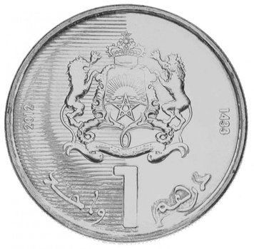 Марокко 1 дирхам 2012 UNC М15113 фото