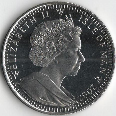 Остров Мэн 1 крона 2002 &laquo;Гарри Поттер. Василиск&raquo; UNC (KM#1150) М08193 фото