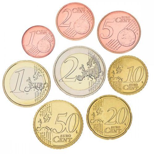 Набор монет Нидерланды набор из 8 монет евро 2011 UNC 1, 2, 5, 10, 20, 50 евроцентов, 1, 2 евро М04344 фото