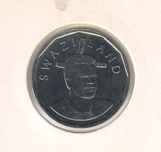 Swaziland 50 cents 2011 VF (KM # 59)