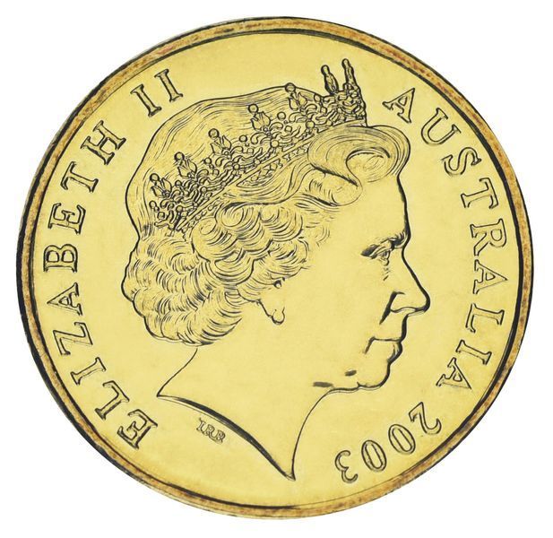 Монета Австралия 1 доллар 2003 UNC Волонтеры М18924 фото