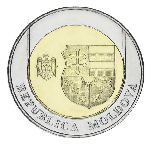 Coin Moldova 10 lei 2025 bimetal UNC