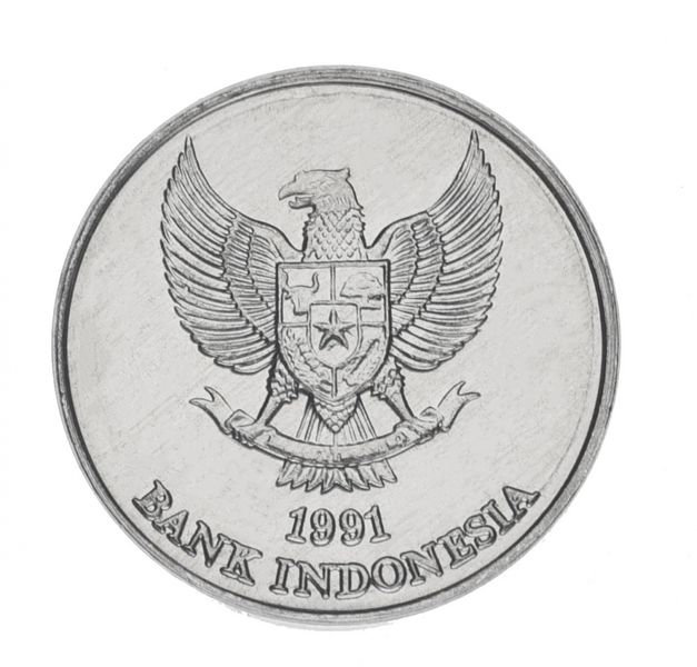 Indonesia 25 rupees 1991 AU-UNC