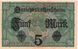 Germany 5 mark 1917 UNC